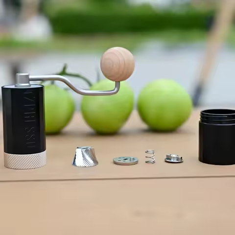 2023 1zpresso Q AIR Modern Portable Coffee Grinder Stainless Steel 7-Core Burr Adjustable Manual Mil