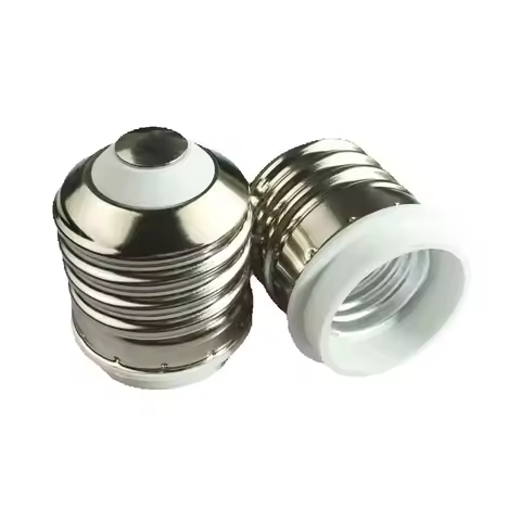 1pcs White E40 to E27 Converter LED Light Base Lamp Bulb Adapter Screw Socket E27 to E40 Lamp Holder