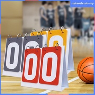 [RushrushrushMY] Sports Scoreboard 2 Digit Tabletop Score Flipper Flip Scoreboard for Badminton
