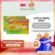 3M™ Scotch-Brite™ Easy Sweeper Dry Disposable Cleaning Cloth Refills, 200 pcs/pack, For Easy Sweeper