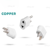 3pcs Electrical AC Travel Plug wall Power Adapter US To EU AU Australia Korea Outlet AC power Socket