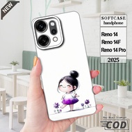 OPPO RENO 14 Case _Case OPPO RENO 14F _Case OPPO RENO 14 PRO _Black clear elastic silicone casing