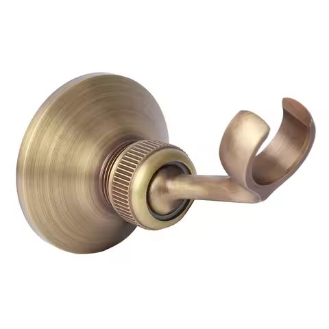 Shower Head Base Shower Head Holder Adjustable Brass Electroplating Shower Head Holder Bracket Base 