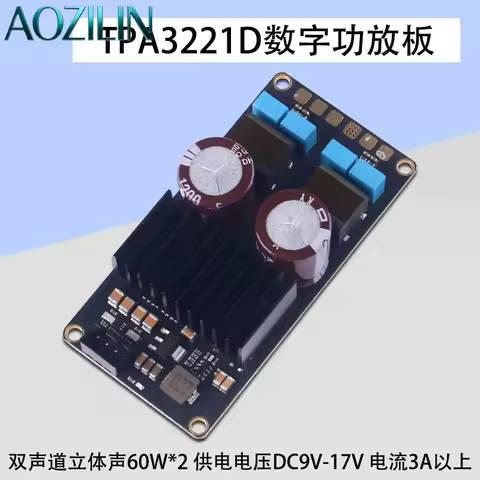 AOZILIN For TPA3221 Digital Power Amplifier Board HIFI Class D High Power Audio Amp Module DIY Kit