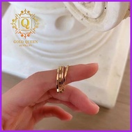 ⊕ GOLD QUEEN AUTHENTIC US 14K GOLD 14/20 UNISEX RING