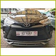 ✬ ╯ ∬ Toyota Vios 2014 to 2023 Front Bumper Chin Double Blade