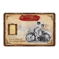 : Public Gold LBMA Bullion Bar 0.5g (Au 999.9) - Bicycle