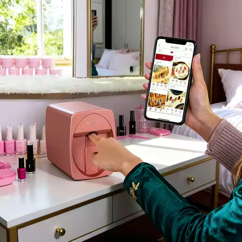 O2NAILS Professional Nail Salon Printer - Advanced 3D Mobile Printing Technology Creates Exquisite P