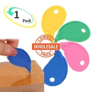 [ Wholesale Prices ] Carry-on  Keychain / Mini Safety Package Cutter Tool / Portable Letter Opener Cutting Supplies / Mini Colorful Box Opener / 10PCS Plastic Unpacking Opener