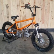 Frame Rangka Custom Motor Sepeda BMX Cub Rigid