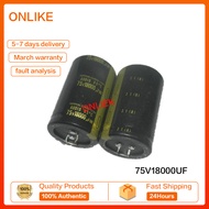1pcs UCC 75V18000UF Generation 80V 15000UF AUDIO Filter electrolytic capacitor