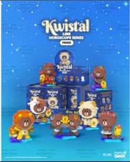 全新 Mighty Jaxx  熊大 LINE FRIENDS x 十二星座盲盒公仔系列 原盒6隻