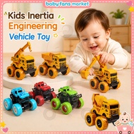 4Pcs Excavator Construction Truck Toys Car Excavator Mixer Truck Model For Kids Mainan Kereta Kejuru