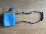 Rabeanco small crossbody dual handle leather shoulder bag / 意大利品牌/ 真皮/斜孭袋/ 上班造型/ 性價比高/ 藍色/ 肩帶更可移除轉為手