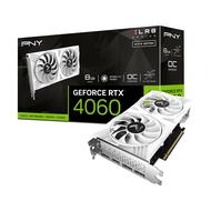GeForce RTX™ 4060 8GB XLR8 Gaming Verto™ Dual Fan OC White Edition Graphics Card DLSS 3 (128-bit, PC