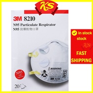 3M 8210 N95 PARTICULATE RESPIRATOR 20 PCS / HAZE MASK / DUST MASK / DOSH SIRIM APPROVED