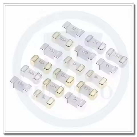 SMD Patch Blown Fuse 2410 1808 6125 Slow Melt 125/250V 0.16/0.25/0.375/0.5/1.25/3.15/6.3/8/12/25/30/