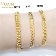 Emas 916 Gelang Tangan /Rantai Tangan Vitara/Lipan/Coco | Gold 916 Bracelets BK01+