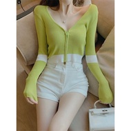 V-Neck Women's Top Shirt WOMEN JACKET