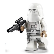 Original Lego Star Wars - Snowtrooper (Printed Legs, Dark Tan Hands, Frown) 75288 Minifigure new