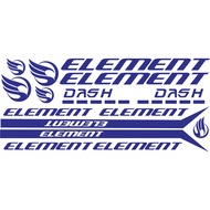 Cutting sticker bicycle sticker element dash