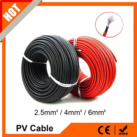 2.5mmΒ² 4mmΒ² 6mmΒ² Solar Photovoltaic Extension Cable Solar System Power Cable Wire Cable For Pv Panel