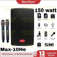 Baretone Max10He Speaker Aktif portable Max 10He 10 inch TWS Bluetooth