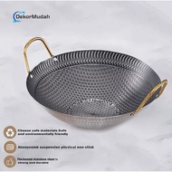 Stainless Steel Non Stick Pot for Commercial/Household Use.Honeycomb Shaped Cook Honeycomb Stainless