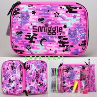 Australia Smiggle Stationery Box Set Get Stationery Childrens Pencil Case Large Capacity Stationery Bag Get a Full Set of Stationery