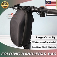 Electric scooter handlebar bag Beg skuter elektrik EVA hard shell accessories case Motorcycle bicycle MTB Water proof
