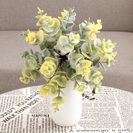 Small Bouquet Eucalyptus Leaves Fake Flowers Fake Plants Home Decoration Garden Green Plants