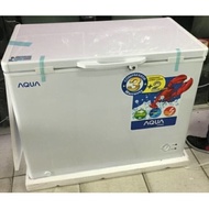 !!!TERBARU..... AQUA Chest Freezer / Box Freezer 200 Liter AQF-200