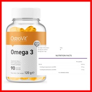 OstroVit Omega 3 EPA DHA + Vitamin D K2 E Capsules - Bone & Heart Health Supplement