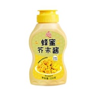 蜂蜜芥末醬220克 口感順滑 醬汁濃稠 色澤金黃 韓式風味 蝦球炸雞薯條蘸醬
