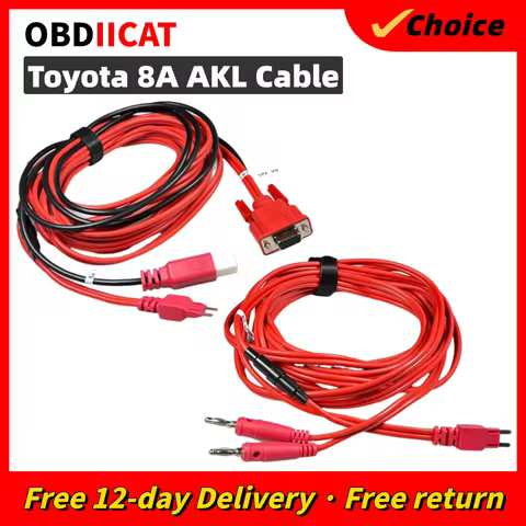2023Autel for Toyota 8A AKL Cable Non-Smart Key All Keys Lost Adapter Work with APB112 and G-Box2 G 