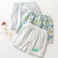 Children's Summer Clothing Cotton Slub Cotton Boy's Baby Medium and Large Children's Boyshorts Boxers Home Pants Thin Shark