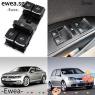 EWEA Window Control Switch, Chrome ABS Car Window Lifter, Auto Accessories 5ND959857 8 Pins Window Switch Button for VW/ Jetta /Tiguan /Golf /GTI MK5 MK6 Passat