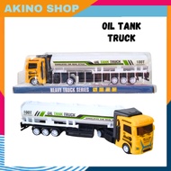 Oil Tank Container Truck Lori Tangki Minyak Oil Tanker Pull Back Container Lorry Series Inertia Main