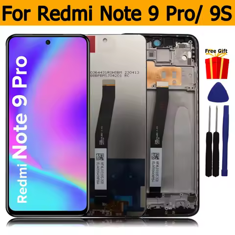 Display for Xiaomi Redmi Note 9 Pro LCD M2003J6B2G Touch Screen Digitizer Assembly Replacement for R