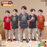 Boys' Clothing Sets Ages 5 6 7 8 9 10 11 12 Years Short Sleeve T-Shirt Pants Best Quality