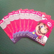 日本任天堂點數卡_switch_5000円