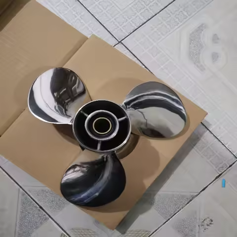 Stainless Steel Propeller for Yamaha Pioneer 25 - 30 HP Outboard Motor 12 Inches 9 7/8*12-F