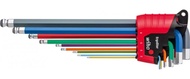 Wiha SB 369R E9F MagicRing Allen Wrench Set in ErgoStar Holder Hexagonal Ball Head 9 Pieces Colourfu