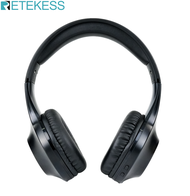 Retekess TR104 Plus FM Radio Adjustable Headband Lightweight Headphones Receiver Support AUX Input S