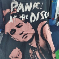 ️B00046 ️ Chest 44 Length 30" Panic at the disco Second-Hand T-Shirt Vintage Brand Cartoon Band Fun 