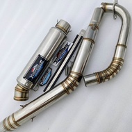 ORIGINAL!!! Knalpot racing YOSINGSAE satria fu 150 karbu pipa leher Road race silincer knalpot racin