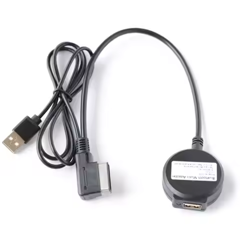 Car Bluetooth AUX Receiver Cable with USB Adapter for VW Audi A4 A5 A6 Q5 Q7 S4 S5 Audio Media Input