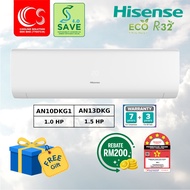 [SAVE 4.0] HISENSE INVERTER AIRCOND 5 STAR  R32 TUGS Series Inverter Air Conditioner AI10TUGS 1.0HP A13TUGS 1.5HP