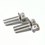 HENG White Caliper Bolts Set - For Yamaha NMAX & AEROX v1/v2