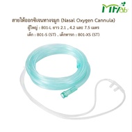 สายออกซิเจน Oxygen Cannula สายออกซิเจนผู้ป่วย สายออกซิเจนทางจมูก 2.1/4.2 เมตร MFLAB  2.1/4.2 M